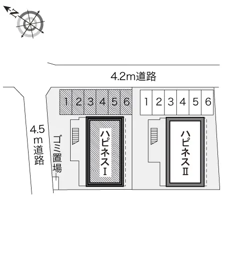 ★手数料０円★福岡市南区的場　月極駐車場（LP）